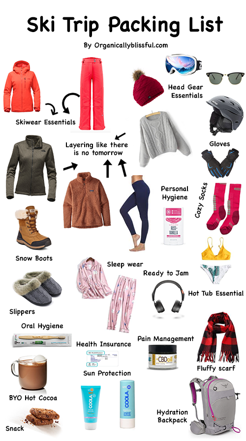ski trip essentials