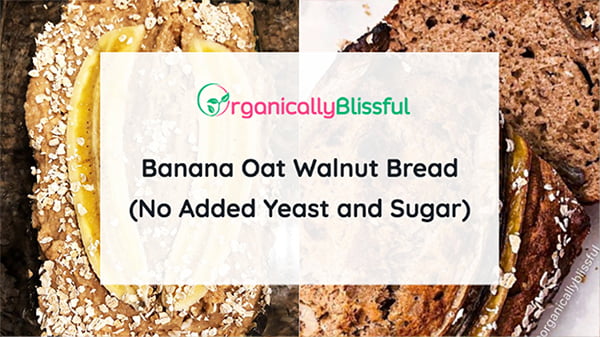 banana oat walnut bread