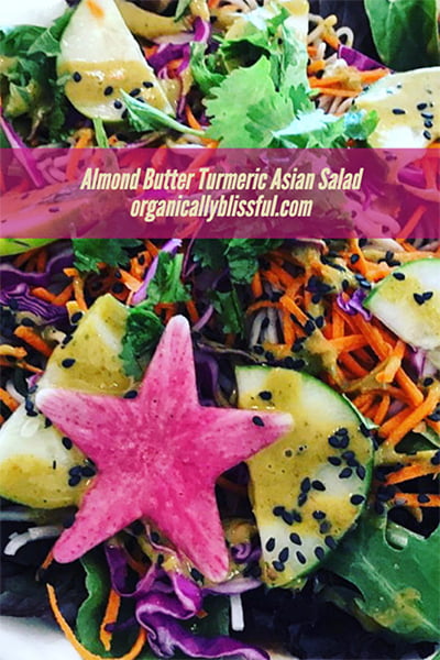 turmeric asian salad Almond Butter Turmeric Asian Salad