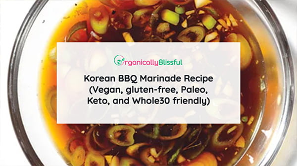 Homemade korean bbq marinade