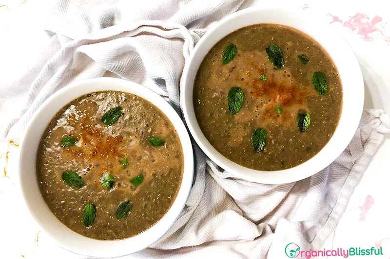 Easy Vegan Vitamix Mediterranean Lentil Soup Easy Vegan Vitamix Mediterranean Lentil Soup