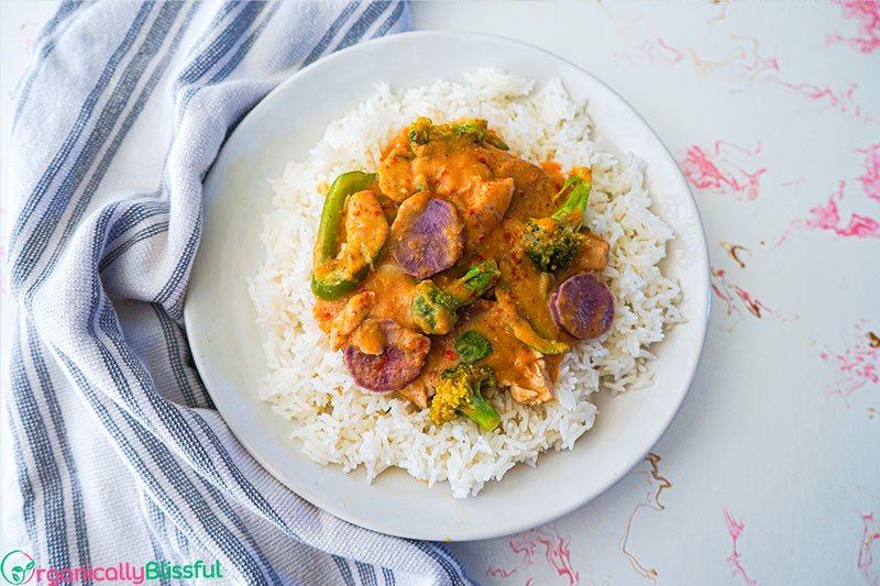 sweet potato coconut curry