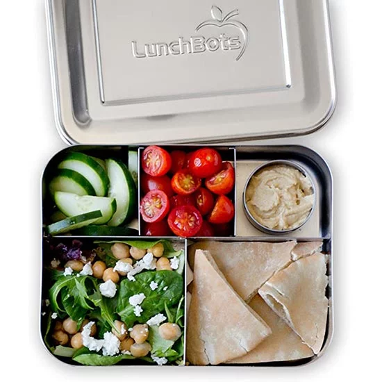 LunchBots Large Stainless Steel Bento Box LunchBots Large Stainless Steel Bento Box