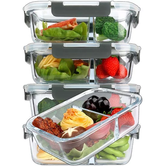 M MCIRCO Glass 2-Compartment