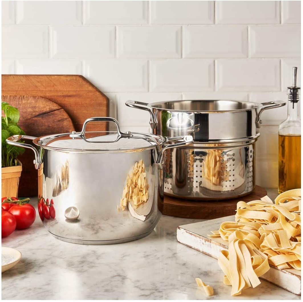 All Clad Pasta Pot and Insert Cookware All Clad Pasta Pot and Insert Cookware