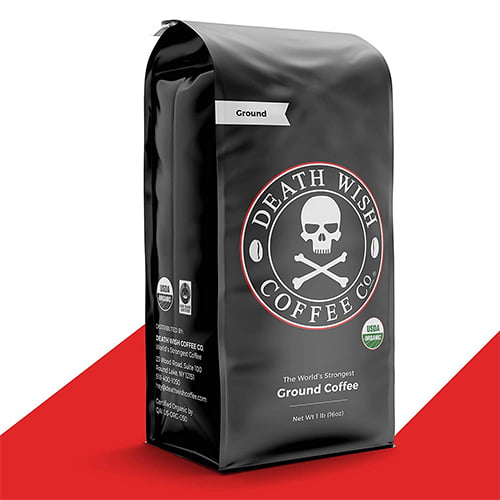 Death Wish Ground Coffee- Dark Roast_ Death Wish Ground Coffee: Dark Roast