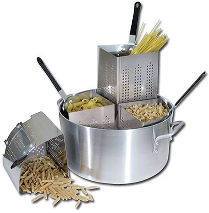 Winware Commercial-Grade Aluminum Pasta Cooker Winware Commercial-Grade Aluminum Pasta Cooker