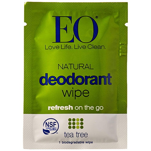 EO Deodorant Wipes in Tea Tree