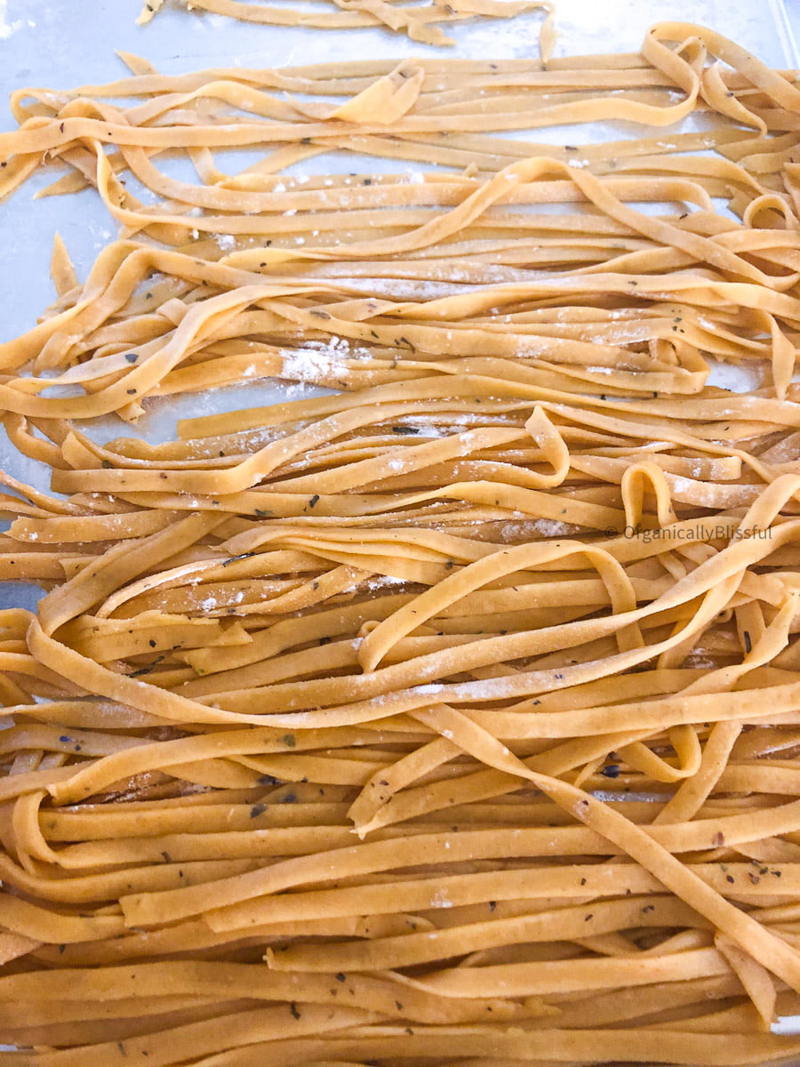 herb infused pasta