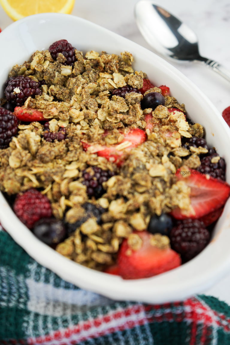 Triple Berry Crisp - Organically Blissful