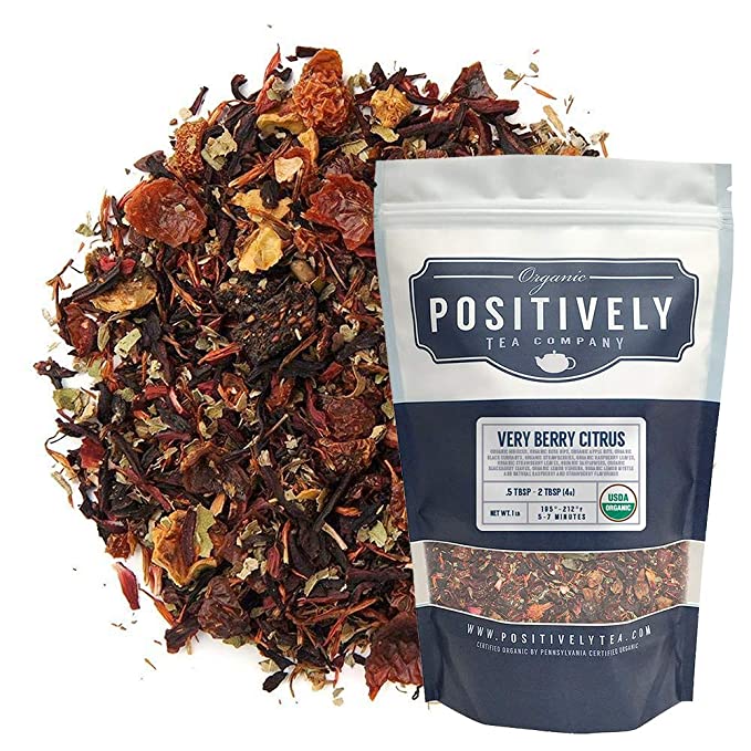 Positively Tea Company Very Berry Citrus Herbal Tea Positively Tea Company Very Berry Citrus Herbal Tea