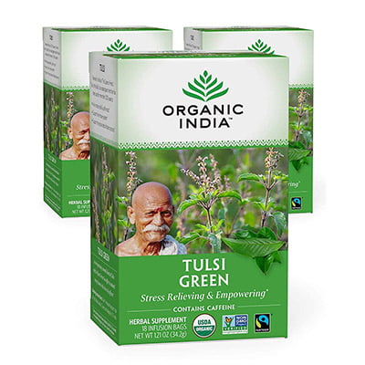 Organic India Tulsi Green Tea Organic India Tulsi Green Tea