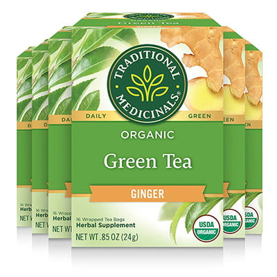 Traditional Medicinals Organic Ginger Green Tea Traditional Medicinals Organic Ginger Green Tea