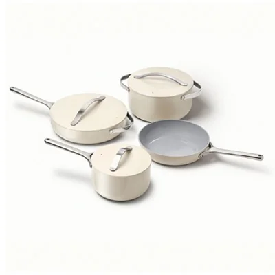 Caraway Clean Ceramic Cookware Set Caraway Clean Ceramic Cookware Set