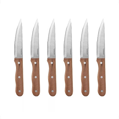 Cuisinart Walnut Steak Knife Set Cuisinart Walnut Steak Knife Set