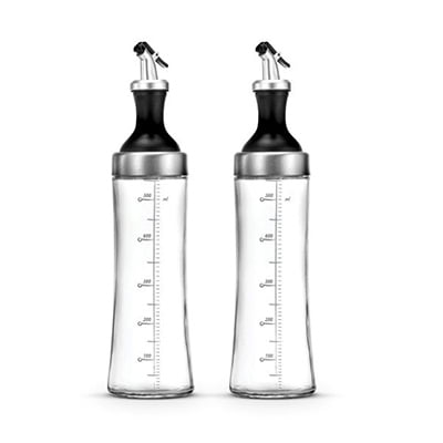 OSTO Set of Clear Glass Olive Oil Dispensers OSTO Set of Clear Glass Olive Oil Dispensers