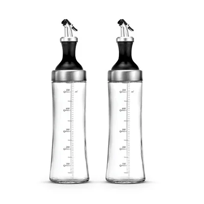 OSTO Set of Clear Glass Olive Oil Dispensers OSTO Set of Clear Glass Olive Oil Dispensers