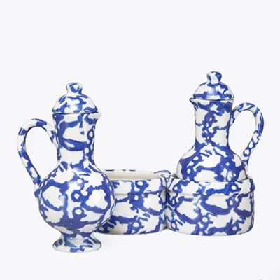 Tory Burch Spongeware Oil & Vinegar Set Tory Burch Spongeware Oil & Vinegar Set