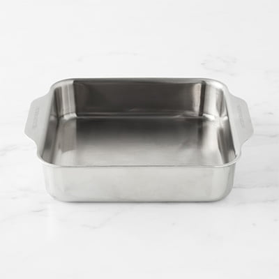 Williams Sonoma Thermo-Clad Stainless-Steel Ovenware Baking Pan Williams Sonoma Thermo-Clad Stainless-Steel Ovenware Baking Pan
