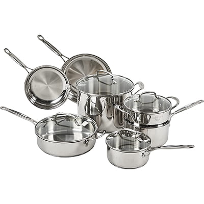 Cuisinart ® Chef's Classic™ 11-Piece Stainless Steel Cookware Set