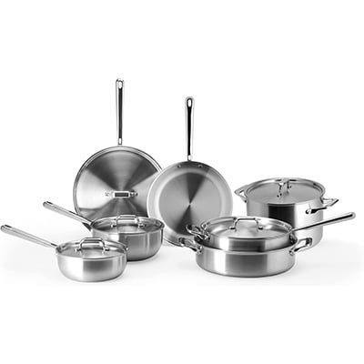 Misen Stainless Steel Pots and Pans Set