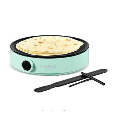 Holstein Housewares 12-Inch Non-Stick Smokeless Electric Griddle Crepe Maker Holstein Housewares 12-Inch Non-Stick Smokeless Electric Griddle Crepe Maker