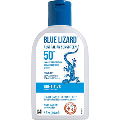 BLUE LIZARD Sensitive Mineral Sunscreen With Zinc Oxide