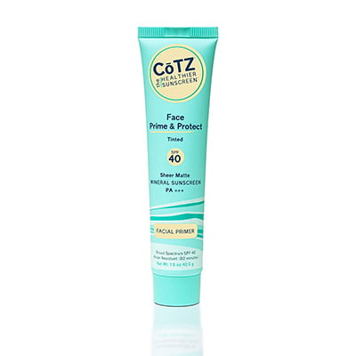 Cotz Face Prime and Protect Mineral Sunscreen Lotion