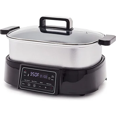 GreenPan Bistro Multi-Skillet Deluxe Green Life Healthy Power Electric Skillet
