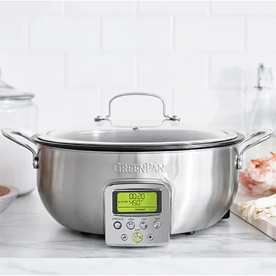 GreenPan™ Premiere Stainless Steel Essential Smart Skillet
