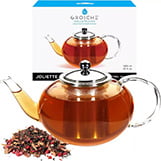 Grosche Joliette Hand-Blown Glass Teapot With Stainless Steel Infuser thumbnail