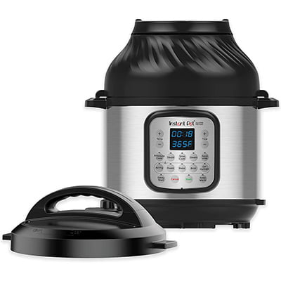 Instant Pot Air Fryer: Duo Crisp Pressure Cooker 11 In 1, 8 Qt With Air Fryer