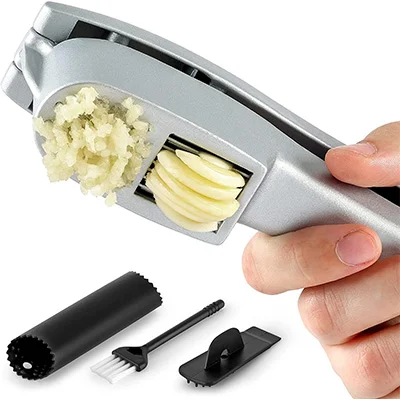 Zulay 2-in-1 Garlic Press Set Zulay 2-in-1 Garlic Press Set