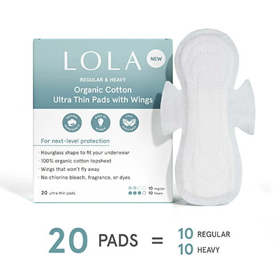 LOLA Regular Ultra-Thin Pads with Wings