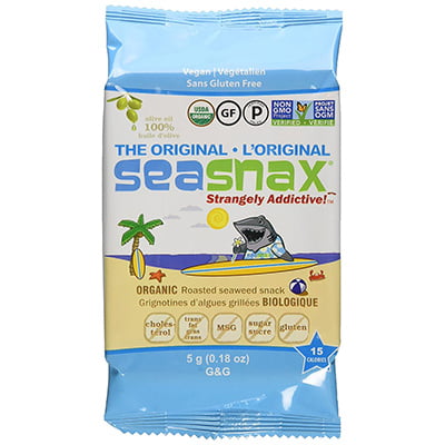 SeaSnax Grab-And-Go Organic Seaweed Snacks