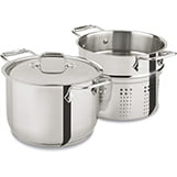 All Clad Pasta Pot And Insert Cookware thumbnail