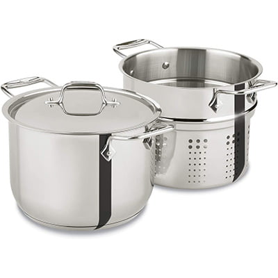 All Clad Pasta Pot And Insert Cookware