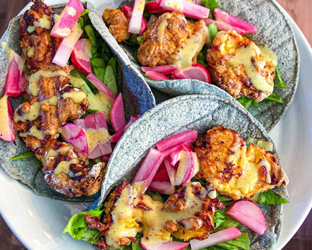 air fryer chicken tacos