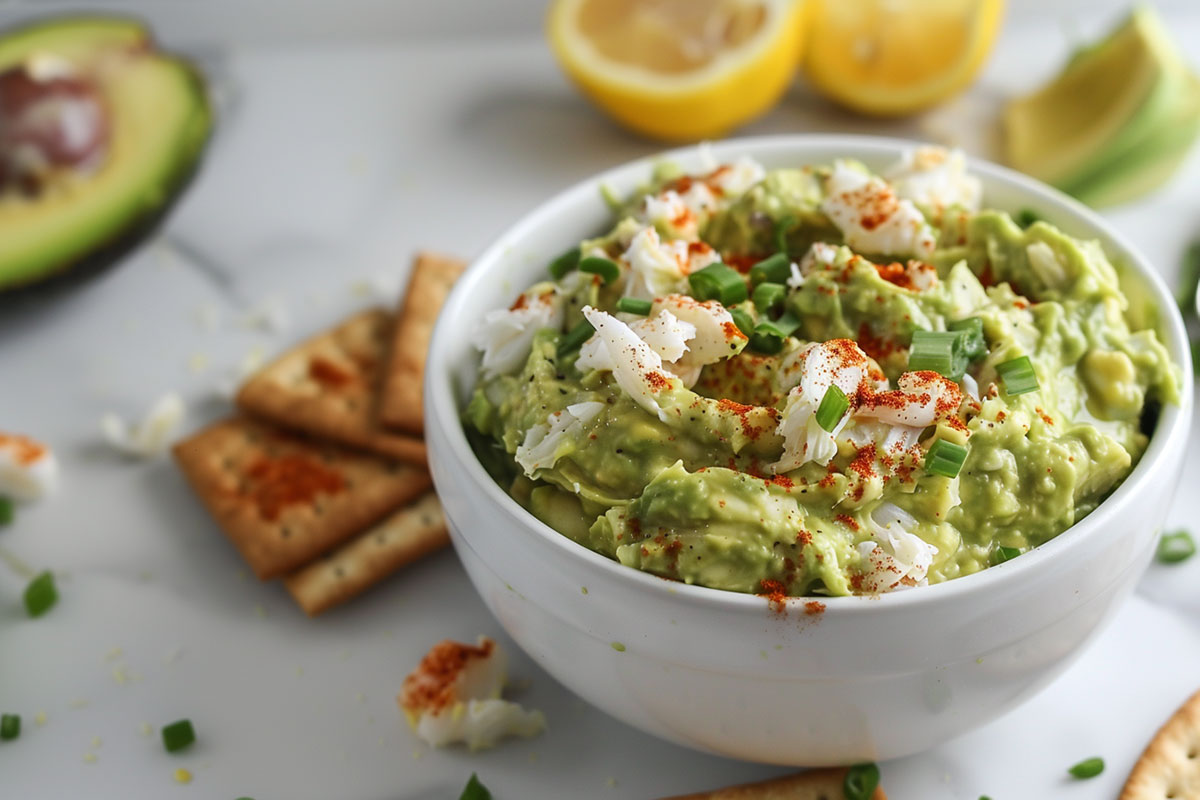 avocado crab dip cover