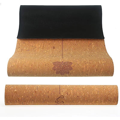 CorkTec Non-Toxic Non-Slip Thick Cork Yoga Mat