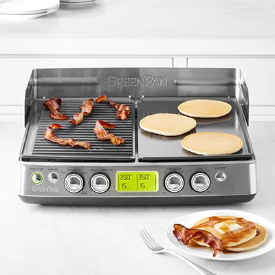 GreenPan™ Premiere XL Smoke-Less Open Grill & Griddle GreenPan™ Premiere XL Smoke-Less Open Grill & Griddle