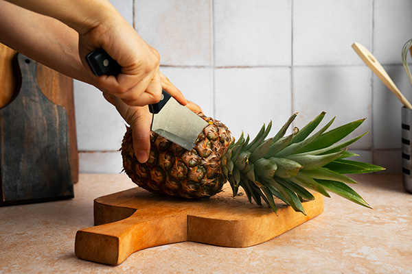 How To Cut Pineapple, Step By Step