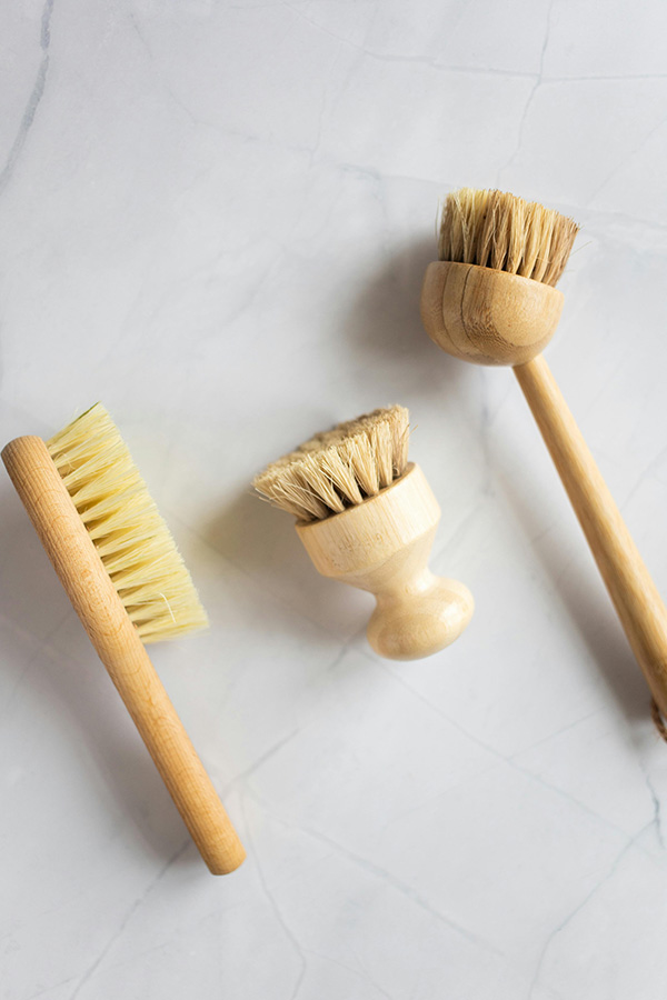 Timber brushes for hygiene and cleaning
