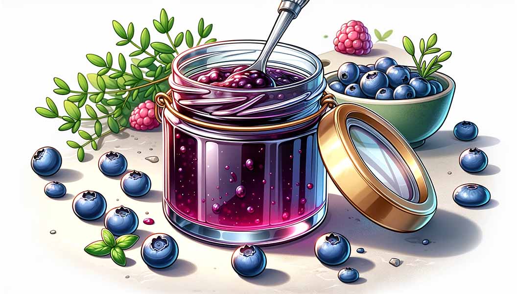 Lavender Blueberry Chia Seed Jam