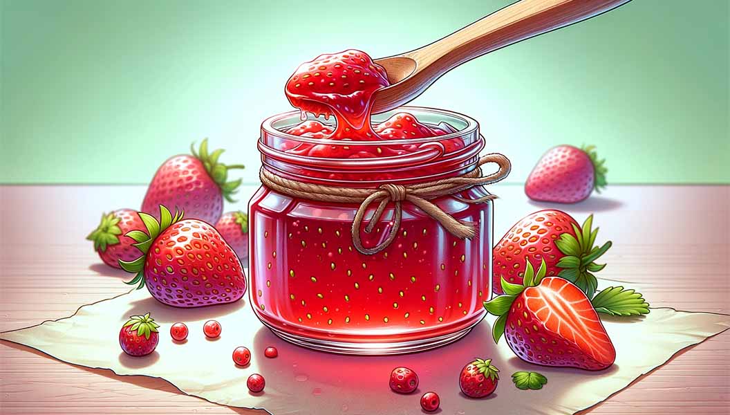Rosey Strawberry Chia Jam