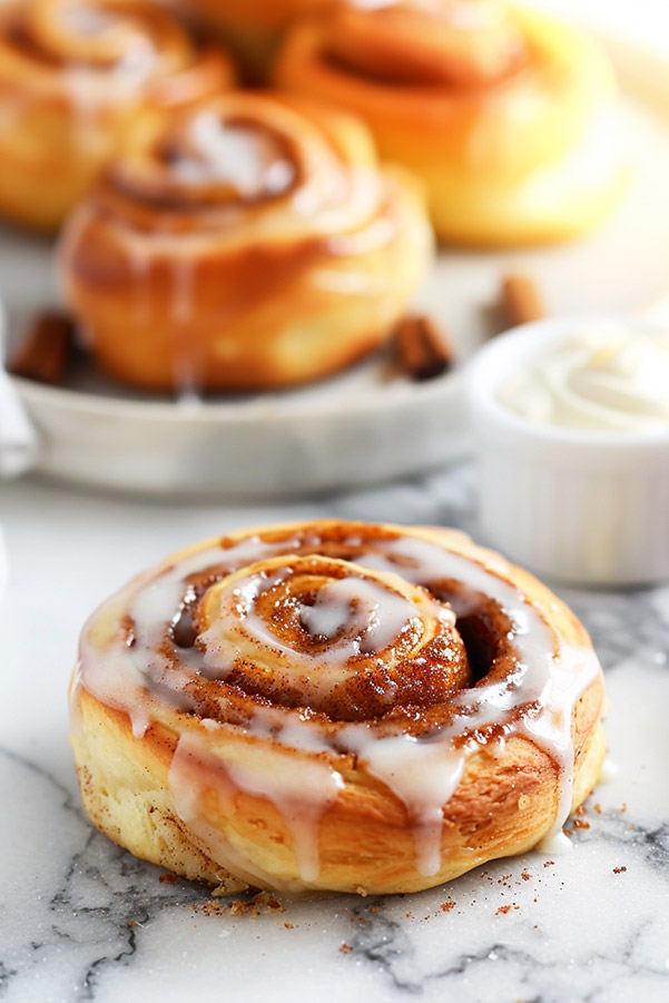 frosted cinnamon roll 