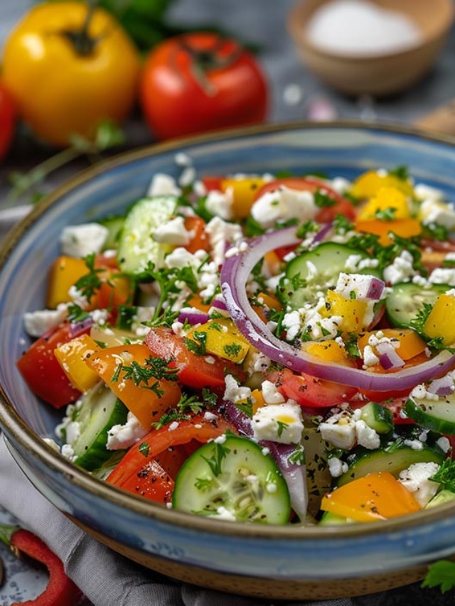 Refreshing Classic Shopska Salad